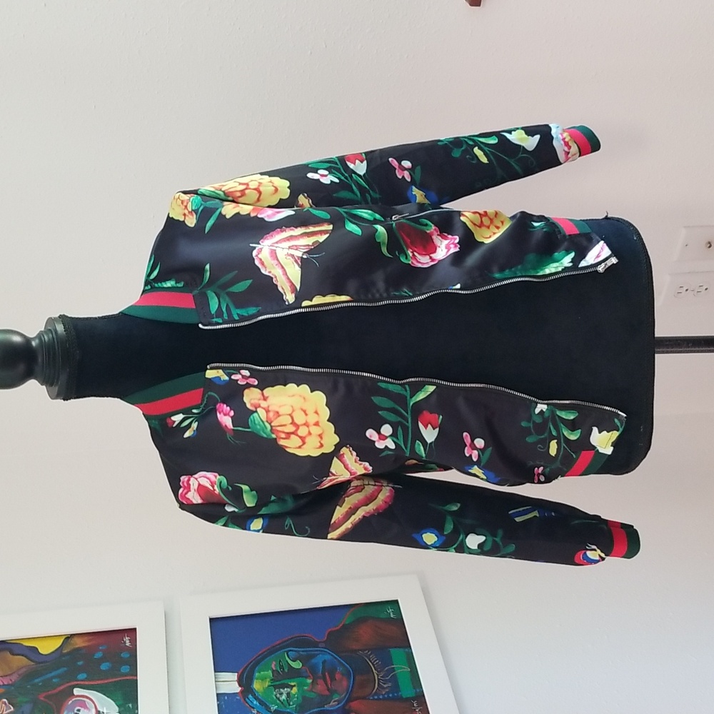 Y2K Funky Knockoff Jacket Black Small